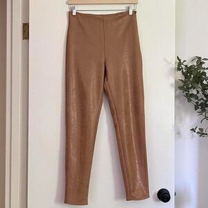 Sage The Label Shimmering Brown Leggings